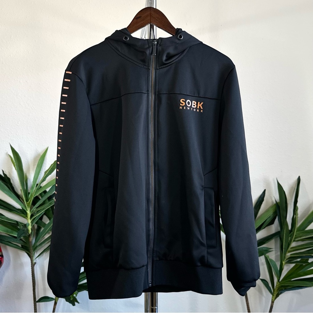 SOBK Black Zip Up Hoodie